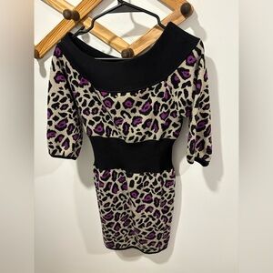 Vintage Missoni leopard print dress